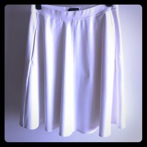 Theory Cotton Poplin A-line Skirt